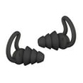 thumbnail image 1 of Sleeping Earplugs Silicone Earbuds Noise Earplug; Reusable Earplug; Reduction Reusable Earplugs for Office Home, Black, 3 Layers, 1 of 6