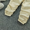 thumbnail image 3 of Akiihool Girl Pants Girls' Pull-On Twill Pant (White,4-5 Years), 3 of 5