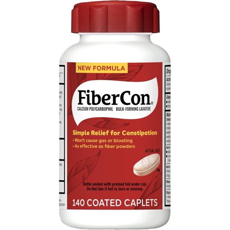 Fibercon Fiber Therapy for Regularity Capsules, 140 Ea..