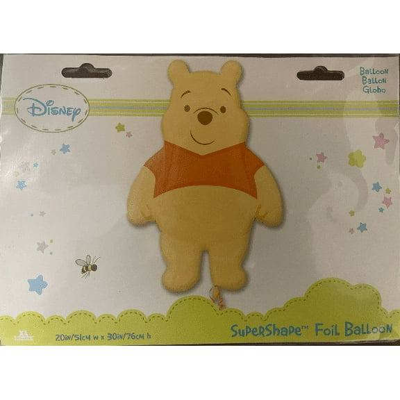 30" BABY WINNIE the POOH Balloon •  Large Shape Foil Mylar Balloon • Party Supplies Decorations Foil Mylar Balloon