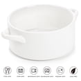 thumbnail image 3 of 6 Pack French Onion Soup Bowls, 22Oz Porcelain Serving Soup Bowls with Handles, Oven Safe Crocks for Soup, Cereal, Chill, Pot Pie, Beef Stew, 3 of 8