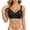 Black, variant on Plus Size Jelly Bras for Women Underwire Floral Jacquard Bra Full Coverage Push Up Support Bras, Rose Gold S-3XL