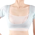 thumbnail image 4 of Quick Dry Sweat Absorbing Crop Undershirt for Women Short Sleeve Underarm Sweat Pad Mesh Shirt Armpit Sweat Proof Vest, 4 of 8