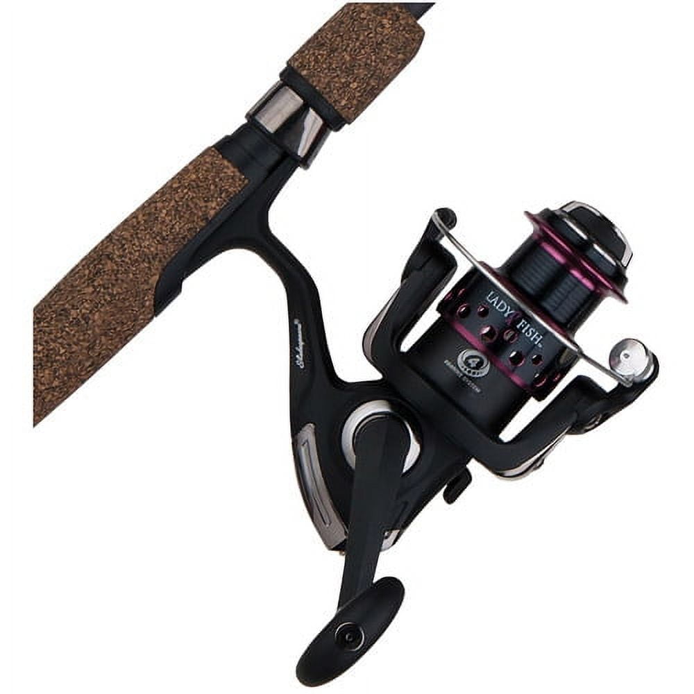 Shakespeare Lady Fish Spinning Reel and Fishing Rod Combo 