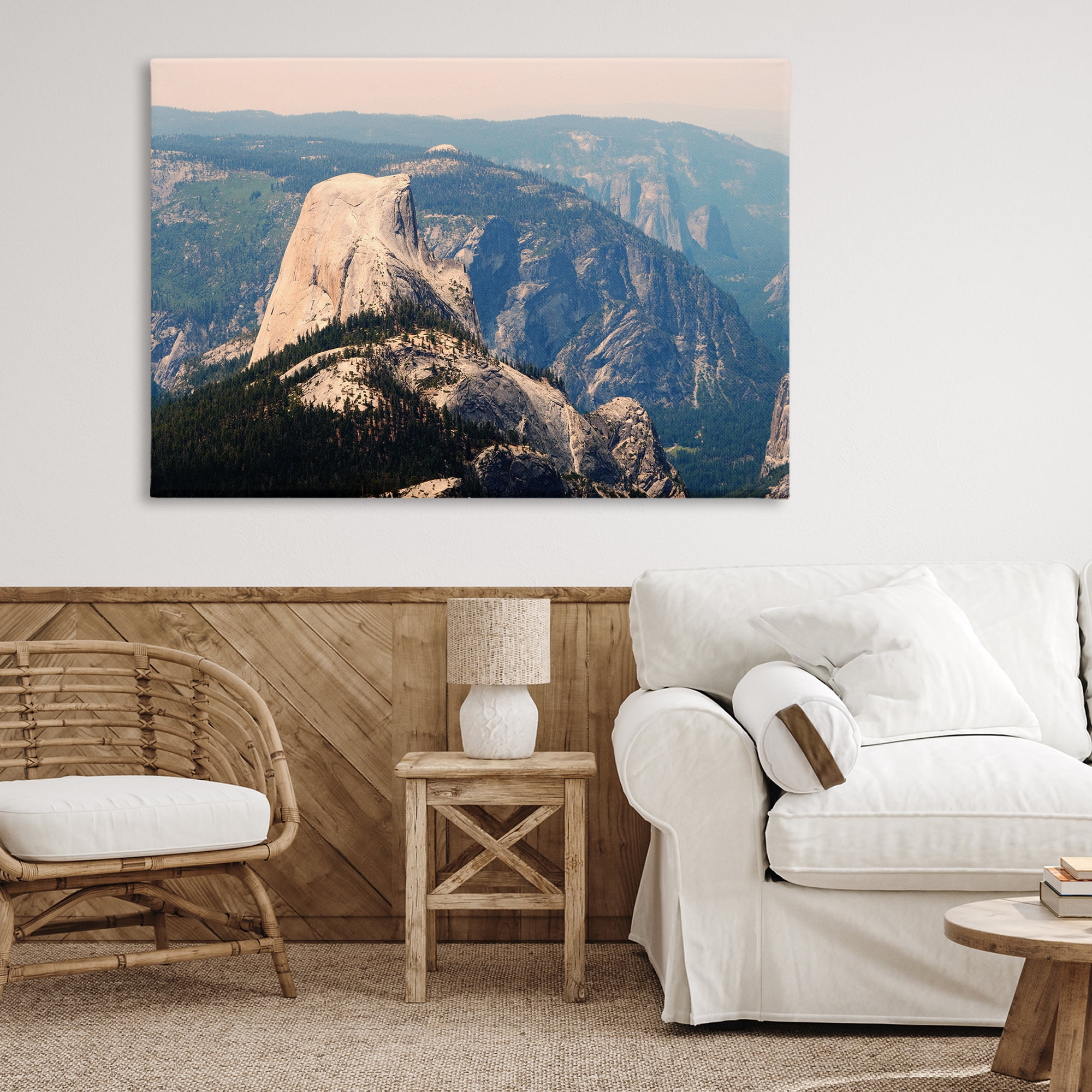 Stupell Industries Granite Monolith Above Forest Canvas Wall Art, design by Gemma Bardot