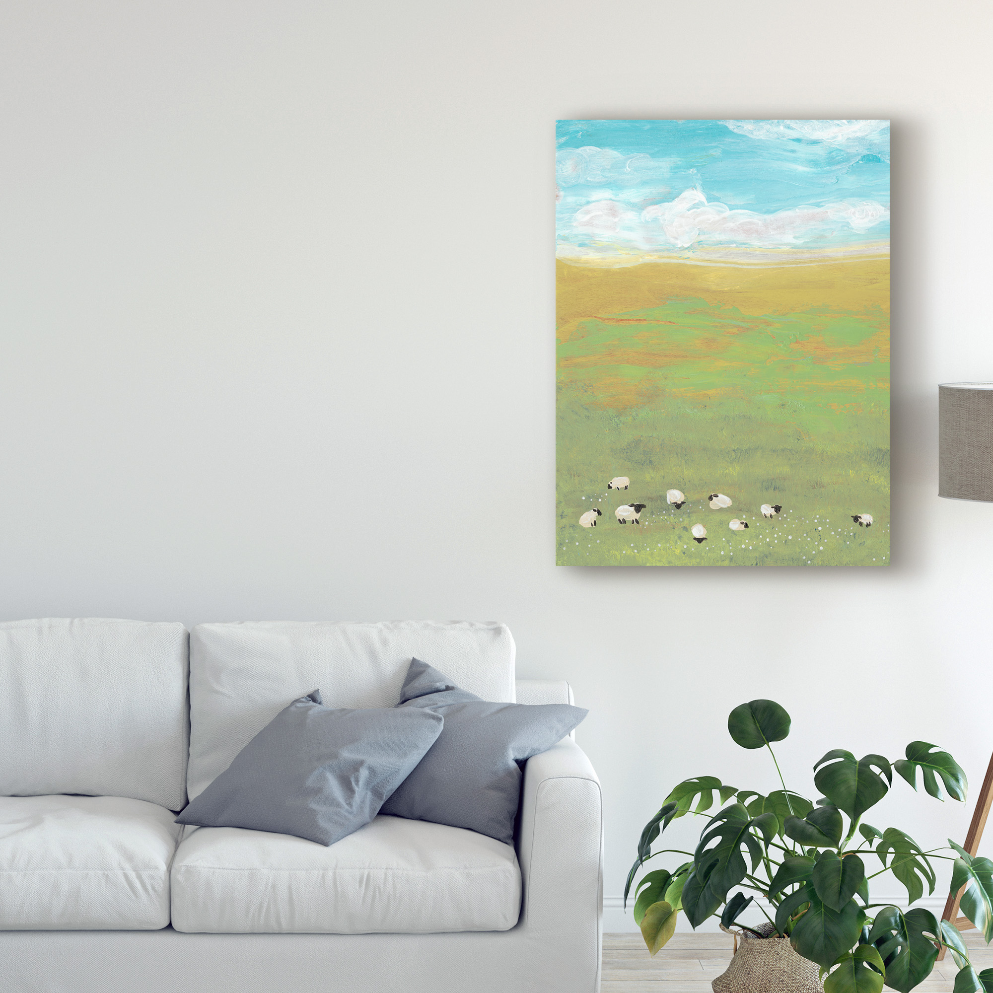 Trademark Fine Art 'Herd I' Canvas Art by Alicia Ludwig