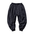 thumbnail image 6 of CONZONE Toddler Boys Workout Pants Elastic Waist Baggy Joggers for Child Drawstring Wide Leg Fall Casual Trousers with Pockets Size 2-3 Years, 6 of 6