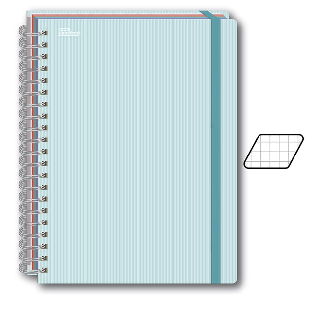 Libreta Profesional Universitaria Colores Pastel 200 Hojas Cuadro Grande Printaform