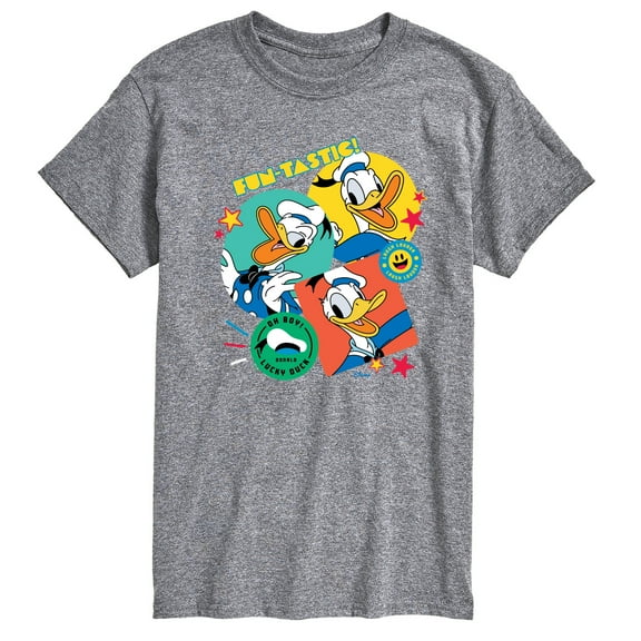 Disney - Donald Duck Sticker Look - Men's Short Sleeve Graphic T-Shirt