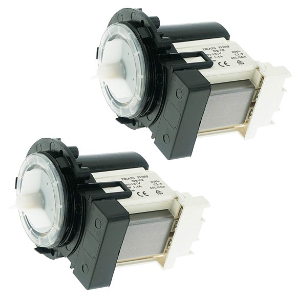 Ecumfy 2 Packs 4681EA2001T Washer Drain Pump Motor Compatible with LG Washing Machine Replaces AP5328388, 2003273, 4681EA2001D