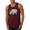 Maroon, variant on Black and White Mosaic Retro Mandala Rhino Animal Lover Graphic Tank Top