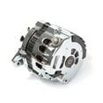 thumbnail image 2 of CS-130 Style 220 Amp Alternator with V-Belt Pulley for GM Chevy - Chrome, 2 of 3