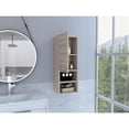 thumbnail image 3 of TUHOME Mila Bathroom Cabinet - Light Gray - Material Engineered Wood, 3 of 10