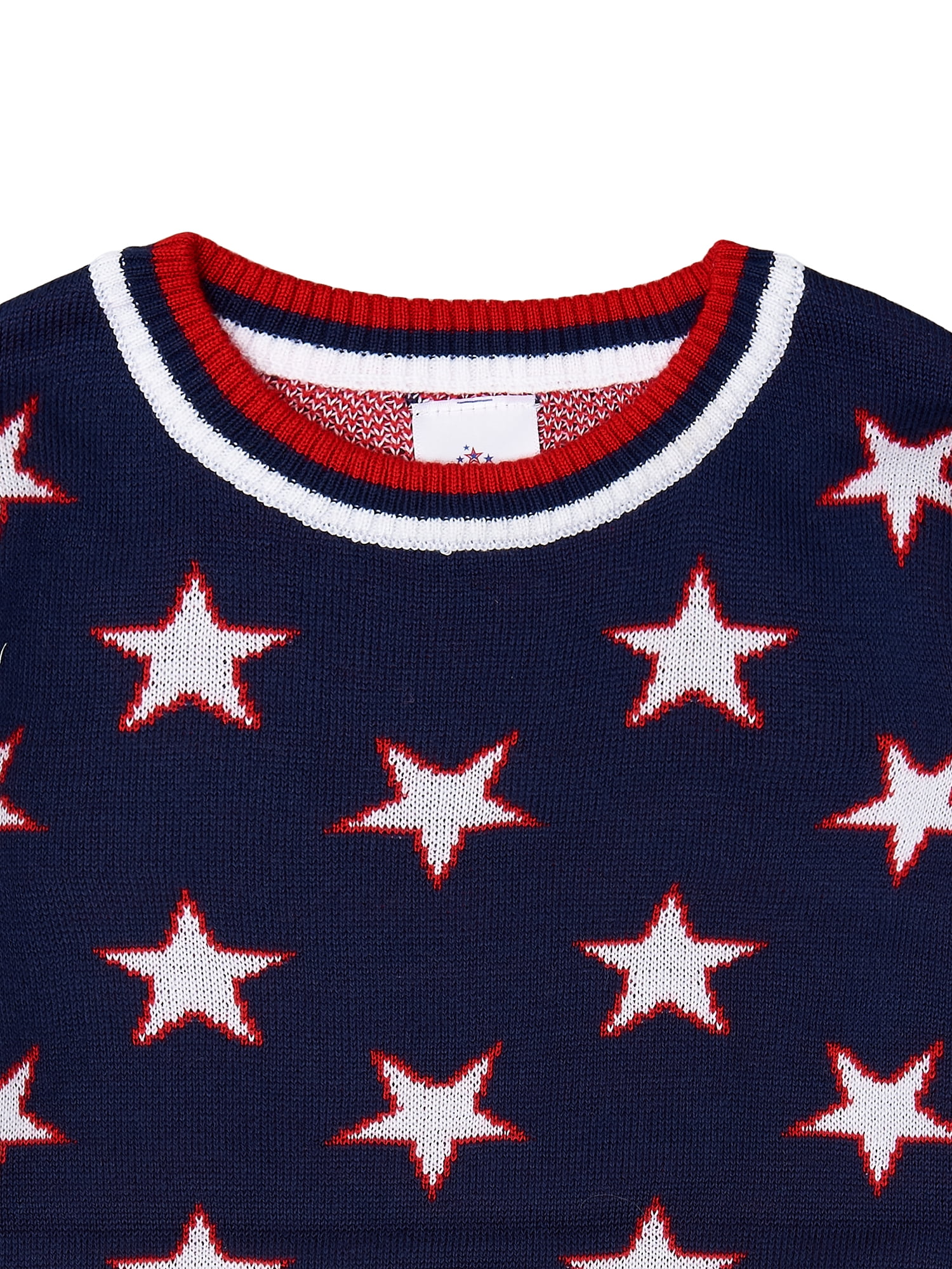 Way to Celebrate Toddler Americana Sweater, Sizes 12M-5T