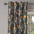 thumbnail image 3 of Ambesonne Grommet Curtain, , 50"x63", Dark Blue Grey and Marigold, 3 of 5