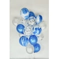 thumbnail image 3 of Sweet Moon 20 Piece Moon and Star Balloons Bouquet - Baby Shower, Bridal Shower, Eid, and Ramadan Party Decoration (Blue Agate Marble), 3 of 3