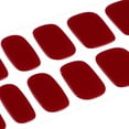 thumbnail image 4 of DANNI & TONI Semi Cured Gel Nail Strips (Sultry Cinders) Burgundy Gel Nail Wraps Deep Red Nail Stickers 28 Stickers, 4 of 7