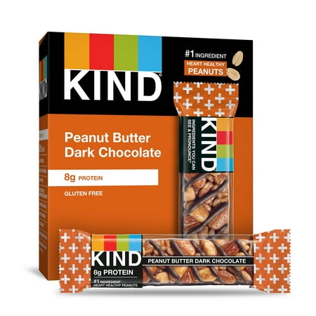 KIND Bars Peanut Butter Dark Chocolate Bar 1.4 oz 6 Snack Bars Count Per Pack: 6
