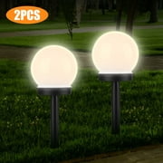 Solar Lights Outdoor, 4/2 Pcs LED Solar Powered Garden Light, Waterproof LED Path Light, Solar Pathway Lights Decorative, Solar Landscape Lights for Walkway, Pathway, Lawn, Yard and Driveway