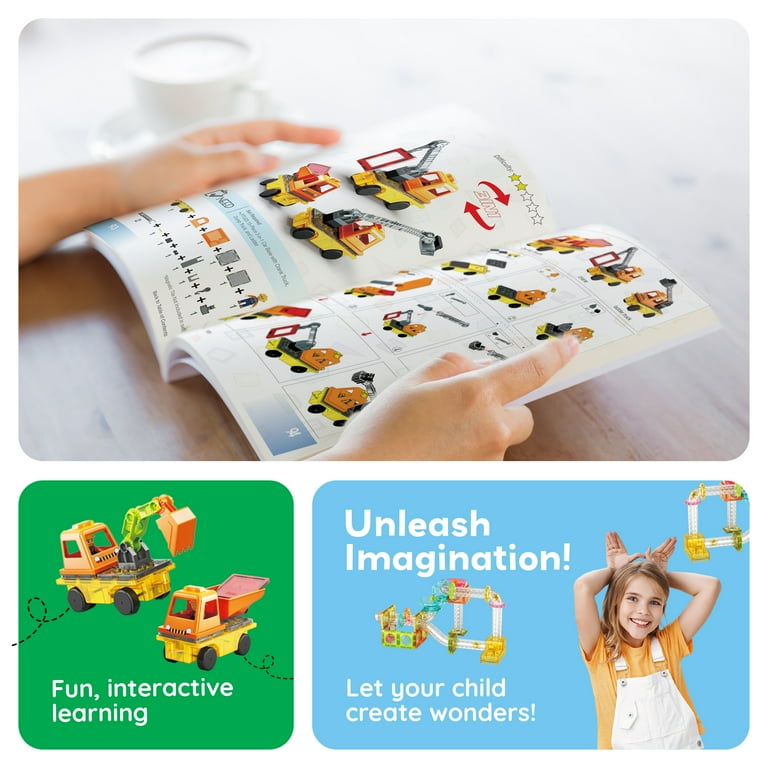 ピカソタイル　ピカソタイルズ　アイディアブック　作り方　組み立て方　ブック Amazon.com: PicassoTiles STEM Learning Idea Book with Over