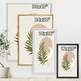 thumbnail image 4 of Designart 'Abstract Moon and Sun With Green Leaf II' Modern Framed Canvas Wall Art Print, 4 of 5
