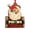 A001- A, variant on Christmas Cash Gift Holder Ornament with Wooden Reindeer Design, 1 Pack, Red and Brown, for Christmas Tree Hanging Decoration