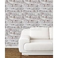 thumbnail image 3 of Arthouse White Washed Brick Realistic Wallpaper, Modern Home Décor, 3 of 8