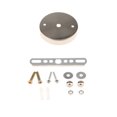 thumbnail image 5 of ziyahi Ceiling Plate Straight Edge Base Pendant Light Accessories Nickel, 5 of 5