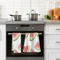 thumbnail image 4 of Yayeee 100% Cotton Hand Towels for Bathroom 16" x 28" Soft Absorbent Kitchen Towel, Cartoon Watermelon, 4 of 7