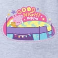 thumbnail image 2 of CafePress - Peppa Pig: Good Night Peppa - Cute Infant Baby Football Bodysuit, 2 of 3