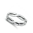 thumbnail image 4 of Infinity Cable Twisted Ring .925 Sterling Silver Band Jewelry Female Male Unisex Size 9, 4 of 4