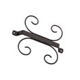 thumbnail image 1 of Billuyoard Soporte para copa de vino, elegante reemplazo de Color sólido, 4 ganchos, montaje con tornillo, soporte para estante de cocina Organizadores de utensilios de cocina Negro, 1 of 6