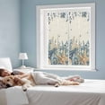 thumbnail image 3 of Blue Starfish Coastal Window Privacy Film,Eucalyptus Summer Nautical Shell Rustic Static Cling UV Sun Blocking Heat Control Window Tint Day and Night,Non-Adhesive One Way Privacy Cover 17.7''x39.3'', 3 of 7