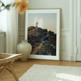 thumbnail image 6 of Signal Summit - Perama Greece Photography Landscape Mountain Rustic Nature Industrial Sunset Rural Oak Framed Wall Art Print 8 x 10 inches, 6 of 12