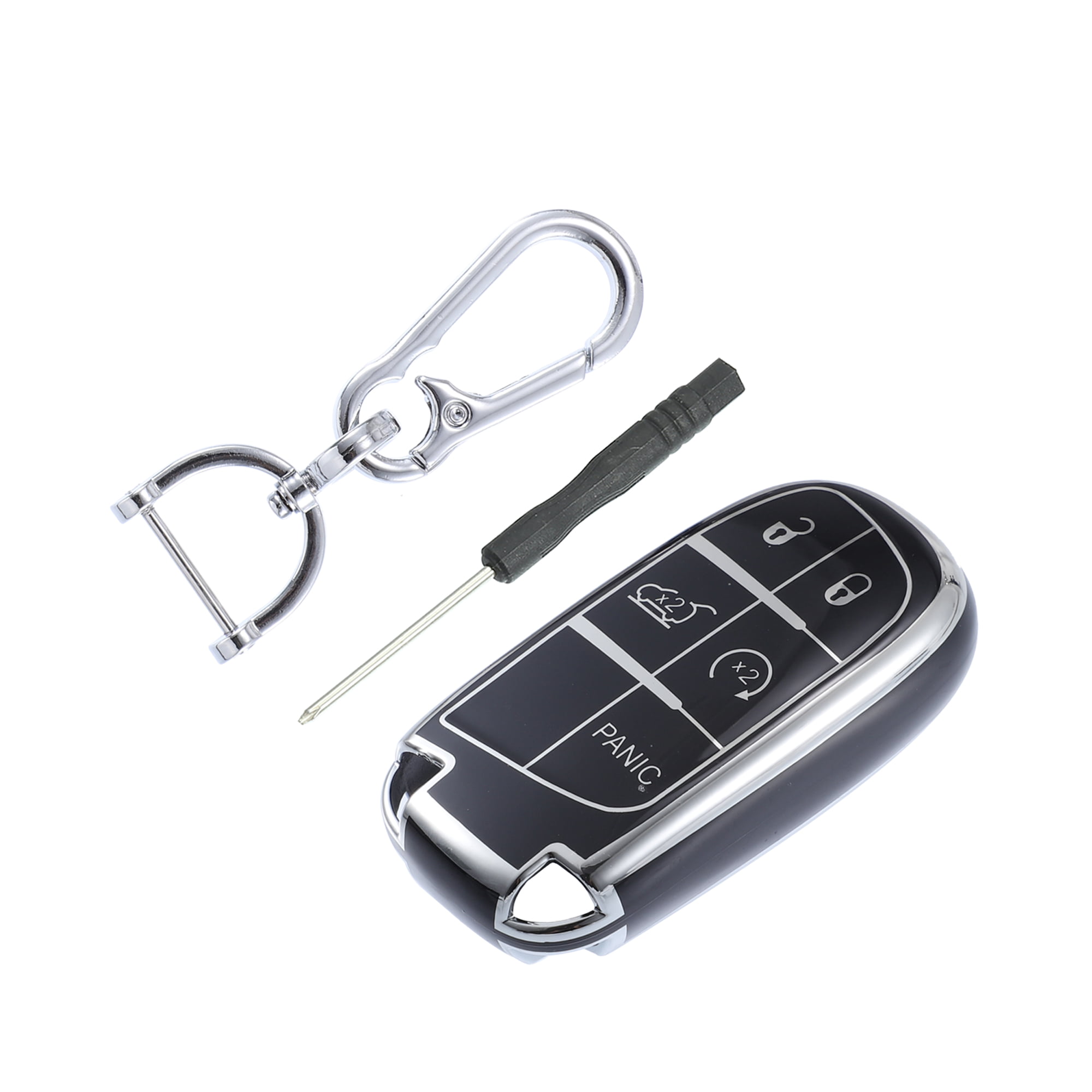 Soft TPU Remote Car Key Case Cover For Jeep Renegade Grand