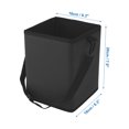thumbnail image 4 of Unique Bargains Car Trash Can Hanging and Foldable Front Rear Seats Back Trash Bin Black 1 Pcs, 4 of 6