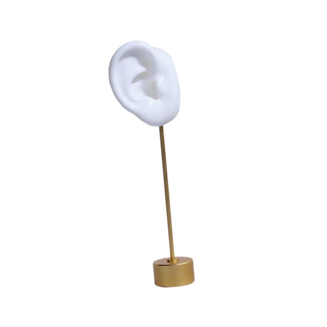 Soporte de mesa Organizador de joyas oreja de silicona jinwen oreja izquierda