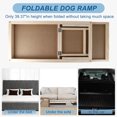 thumbnail image 4 of Unique Bargains Dog Ramp for Bed Foldable Non-Slip Dog Ramp Adjustable Height  Large Pet Stair Ramp for Car, 4 of 7