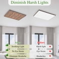 thumbnail image 5 of Southwest Boho Magnetic Fluorescent Light Covers for Ceiling Lights 2x4Ft,Retro Farmhouse Abstract Geometric Striped Office Classroom Kitchen Drop Ceiling Light Covers Filters Shade Panel 4Packs, 5 of 9