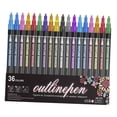 thumbnail image 3 of yuksok Double Line Outline Markers Craft Pens for Card Making Scrapbooking Painting 36 Colors, 3 of 9