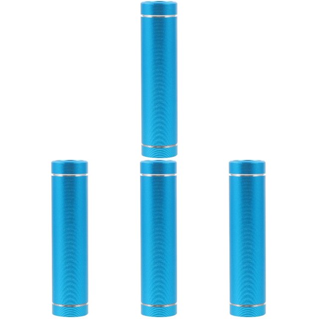 Juego de 4 cajas de almacenamiento ocultas para guardar llaves secretas, de metal, portátiles, de aleación de aluminio y plástico