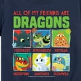 thumbnail image 3 of How to Train Your Dragon - All My Friends Are Dragons - Toddler & Youth Short Sleeve Graphic T-Shirt, 3 of 5