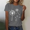 thumbnail image 2 of Women Summer Tops Sexy Tshirts Shirts Graphic Funny Plus Size Short Sleeve Tunic Tops for Women 2025, 2 of 4