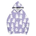 thumbnail image 4 of Makaor Cute Hoodies for Women Halloween Tunic Sweatshirt with Pockets Fleece Long Sleeve Pullover Oversized Tops, 4 of 5