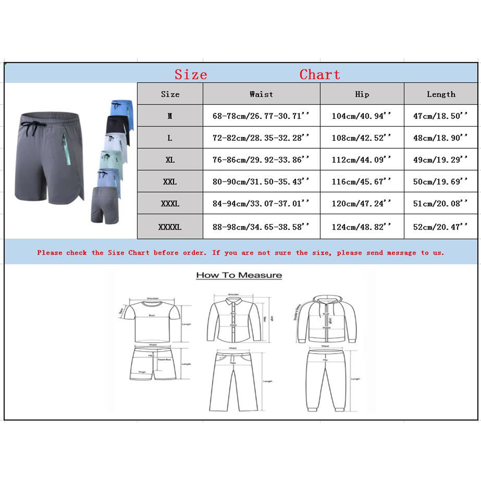 Summer Workout Plus Size Gym Solid Color Shorts for Men,85%Nylon 0.15 ...