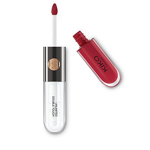 KIKO MILANO Unlimited Double Touch Liquid Lipstick With Matte or Lip Gloss Finish Satin
