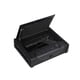 thumbnail image 1 of Acceso rápido biométrico para pistolas - Caja fuerte de acero laminado en frío - Seguridad con huella, PIN y llave - Almacena 2 armas cortas - Ideal para dormitorio, mesita de noche, 1 of 7