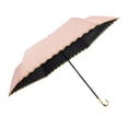 thumbnail image 4 of plegable Mini fuerte 6 costillas ligero impermeable sol lluvia para rosa Yuyangstore Paraguas plegables, 4 of 8