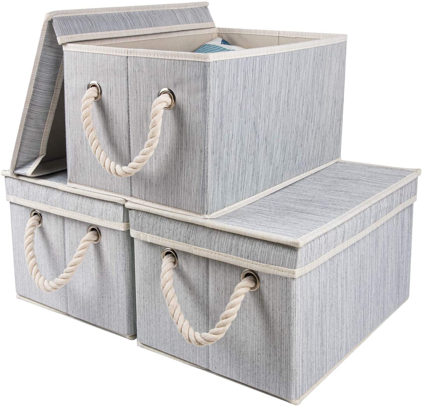 Simple Storage Box, Foldable Storage Box Fabric Pullup Drawer Box Home