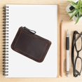 thumbnail image 3 of Slccxzc Leather Coin Holder For Men Women Change Purse Zipper Small Wallet Lightweight Mini Coin Purse With Front Card Slot, 3 of 7